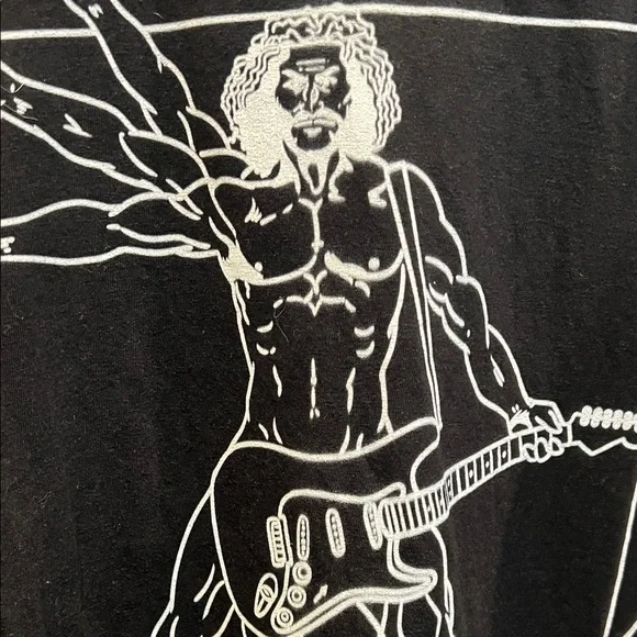 Gildan Black Tee Guitar Hero Size L - Picture 5 of 5